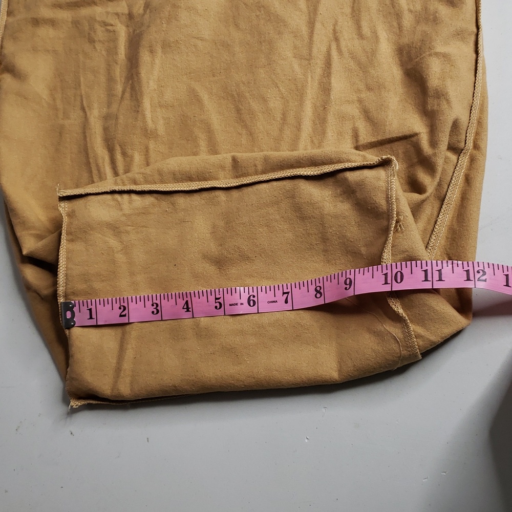 Louis Vuitton 100% Cotton Large Logo Drawstring Dust Bag Soft Neutral Italy - Picture 9 of 11